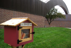 Little Free Library open for business on SCC Lincoln Campus