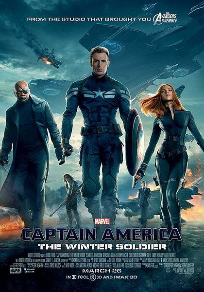 Captain America: The Winter Soldier promo poster. 