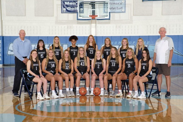 Women's basketball shooting for the National Tournament